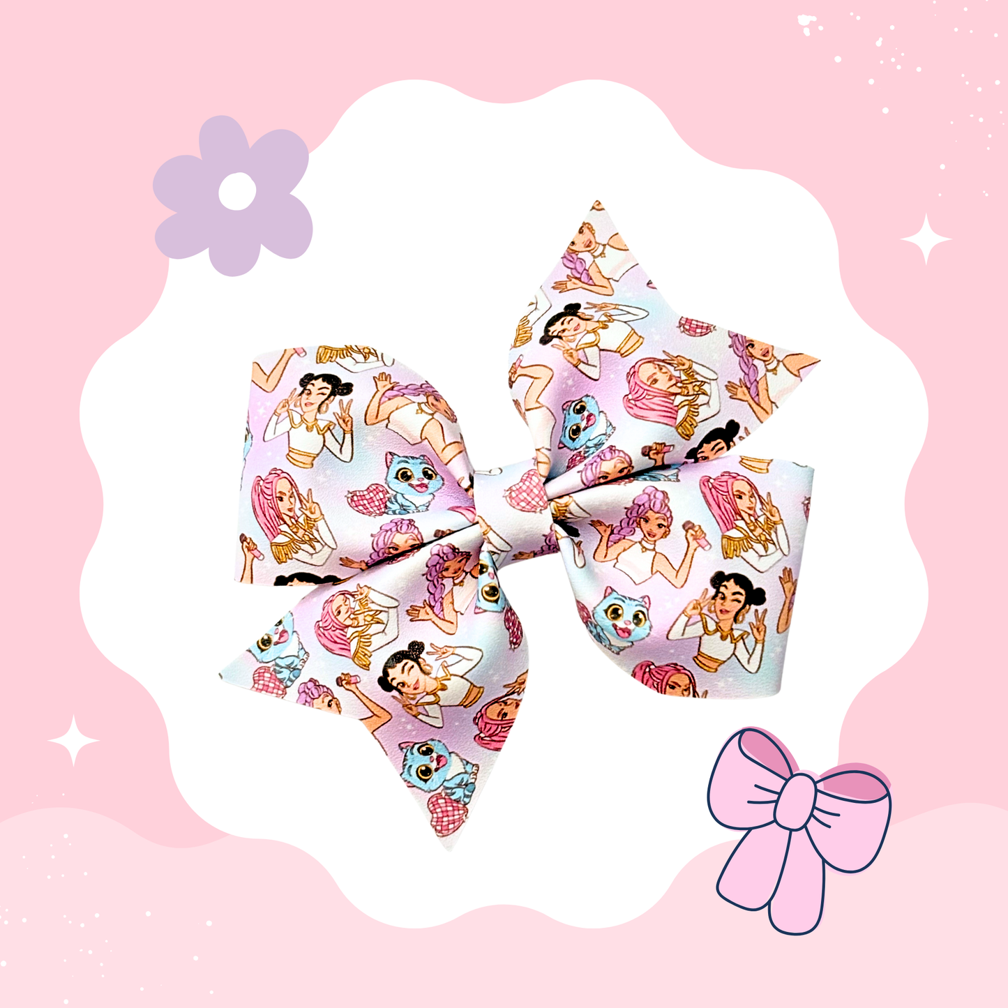 KPOP Sparkle XL Bow