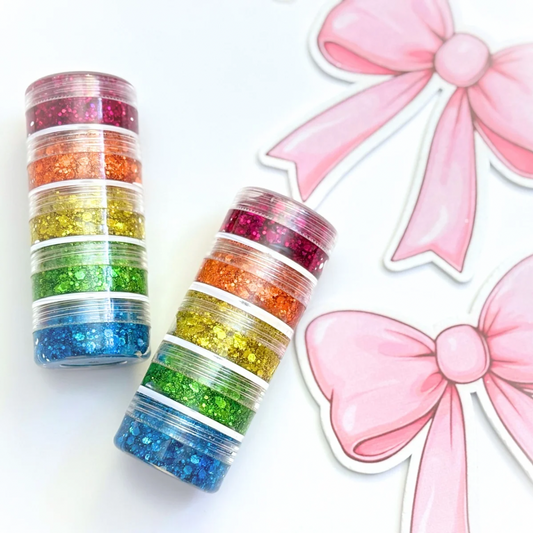 Holo Rainbow Stacker Glitter Hair Gel