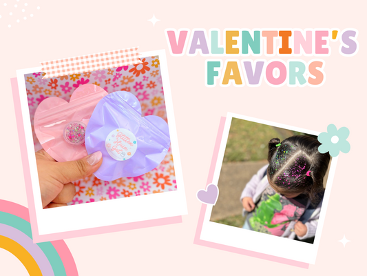 Valentine's Glitter Gel Favors