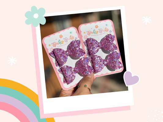 Holo Purple Piggy Set