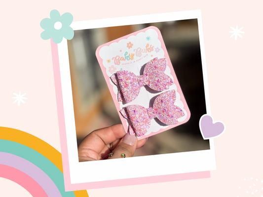 Pinky Mix Glitter Piggy Set