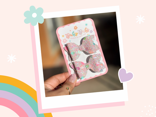 Mermaid Glitter Piggy Set