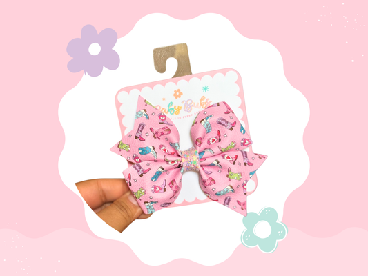 Cowgirl Boots XL Bow