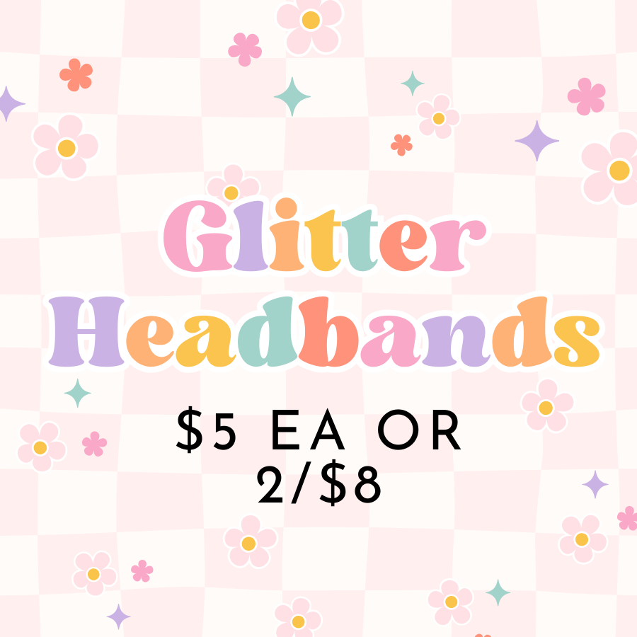 Glitter Headbands